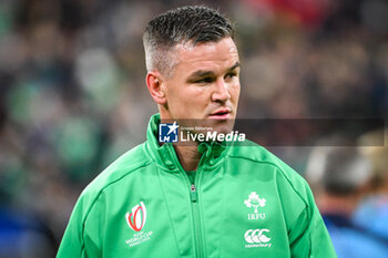 2023-10-14 - Johnny SEXTON of Ireland during the World Cup 2023, Quarter-final rugby union match between Ireland and New Zealand on October 14, 2023 at Stade de France in Saint-Denis near Paris, France - RUGBY - WORLD CUP 2023 - 1/4 - IRELAND V NEW ZEALAND - WORLD CUP - RUGBY