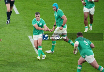 2023-10-14 - Jonathan Sexton of Ireland during the World Cup 2023, Quarter-final rugby union match between Ireland and New Zealand on October 14, 2023 at Stade de France in Saint-Denis near Paris, France - RUGBY - WORLD CUP 2023 - 1/4 - IRELAND V NEW ZEALAND - WORLD CUP - RUGBY