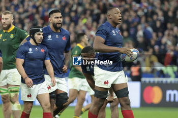 2023-10-15 - Cameron Woki of France during the World Cup 2023, Quarter-final rugby union match between France and South Africa on October 15, 2023 at Stade de France in Saint-Denis near Paris, France - RUGBY - WORLD CUP 2023 - 1/4 - FRANCE V SOUTH AFRICA - WORLD CUP - RUGBY