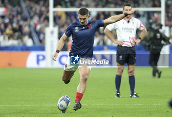 2023-10-15 - Thomas Ramos of France during the World Cup 2023, Quarter-final rugby union match between France and South Africa on October 15, 2023 at Stade de France in Saint-Denis near Paris, France - RUGBY - WORLD CUP 2023 - 1/4 - FRANCE V SOUTH AFRICA - WORLD CUP - RUGBY