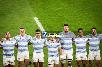 2023-10-20 - Team of Argentina during the World Cup 2023, Semi-final rugby union match between Argentina and New Zealand on October 20, 2023 at Stade de France in Saint-Denis near Paris, France - RUGBY - WORLD CUP - 1/2 - ARGENTINA V NEW ZEALAND - WORLD CUP - RUGBY