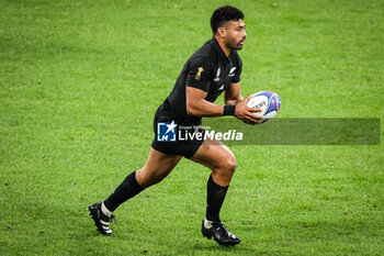 2023-10-20 - Richie MO'UNGA of New Zealand during the World Cup 2023, Semi-final rugby union match between Argentina and New Zealand on October 20, 2023 at Stade de France in Saint-Denis near Paris, France - RUGBY - WORLD CUP - 1/2 - ARGENTINA V NEW ZEALAND - WORLD CUP - RUGBY