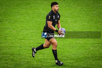 2023-10-20 - Richie MO'UNGA of New Zealand during the World Cup 2023, Semi-final rugby union match between Argentina and New Zealand on October 20, 2023 at Stade de France in Saint-Denis near Paris, France - RUGBY - WORLD CUP - 1/2 - ARGENTINA V NEW ZEALAND - WORLD CUP - RUGBY