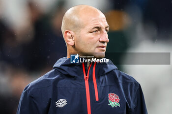 2023-10-21 - Steve BORTHWICK of England during the World Cup 2023, Semi-final rugby union match between England and South Africa on October 21, 2023 at Stade de France in Saint-Denis near Paris, France - RUGBY - WORLD CUP - 1/2 - ENGLAND V SOUTH AFRICA - WORLD CUP - RUGBY