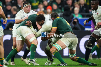 2023-10-21 - Jamie GEORGE of England and Courtney LAWES of England during the World Cup 2023, Semi-final rugby union match between England and South Africa on October 21, 2023 at Stade de France in Saint-Denis near Paris, France - RUGBY - WORLD CUP - 1/2 - ENGLAND V SOUTH AFRICA - WORLD CUP - RUGBY
