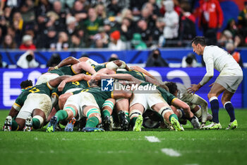2023-10-21 - Scrum illustration during the World Cup 2023, Semi-final rugby union match between England and South Africa on October 21, 2023 at Stade de France in Saint-Denis near Paris, France - RUGBY - WORLD CUP - 1/2 - ENGLAND V SOUTH AFRICA - WORLD CUP - RUGBY