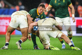 2023-10-21 - Deon FOURIE of South Africa during the World Cup 2023, Semi-final rugby union match between England and South Africa on October 21, 2023 at Stade de France in Saint-Denis near Paris, France - RUGBY - WORLD CUP - 1/2 - ENGLAND V SOUTH AFRICA - WORLD CUP - RUGBY