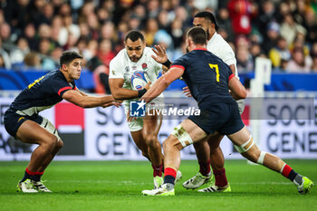 2023-10-27 - Lucio CINTI of Argentina and Joe MARCHANT of England during the World Cup 2023, Bronze Final rugby union match between Argentina and England on October 27, 2023 at Stade de France in Saint-Denis near Paris, France - RUGBY - WORLD CUP 2023 - BRONZE FINAL - ARGENTINA V ENGLAND - WORLD CUP - RUGBY