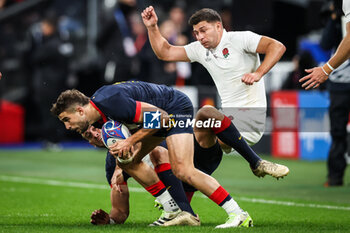 2023-10-27 - Juan CRUZ MALLIA of Argentina and Ben YOUNGS of England during the World Cup 2023, Bronze Final rugby union match between Argentina and England on October 27, 2023 at Stade de France in Saint-Denis near Paris, France - RUGBY - WORLD CUP 2023 - BRONZE FINAL - ARGENTINA V ENGLAND - WORLD CUP - RUGBY