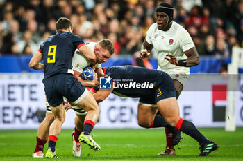 2023-10-27 - Sam UNDERHILL of England and Maro ITOJE of England during the World Cup 2023, Bronze Final rugby union match between Argentina and England on October 27, 2023 at Stade de France in Saint-Denis near Paris, France - RUGBY - WORLD CUP 2023 - BRONZE FINAL - ARGENTINA V ENGLAND - WORLD CUP - RUGBY