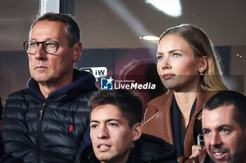 2023-10-27 - Amandine PETIT with her dad Jean-Luc PETIT during the World Cup 2023, Bronze Final rugby union match between Argentina and England on October 27, 2023 at Stade de France in Saint-Denis near Paris, France - RUGBY - WORLD CUP 2023 - BRONZE FINAL - ARGENTINA V ENGLAND - WORLD CUP - RUGBY