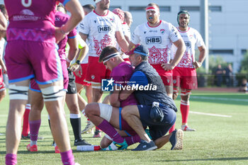 2023-11-05 - Christian Stoian's (FF.OO. Rugby) injury - FF.OO. RUGBY VS RUGBY COLORNO - ITALIAN SERIE A ELITE - RUGBY