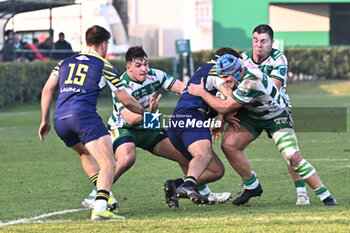 2023-12-30 - Gianmarco Lucchesi and Mirco Spagnolo ( Benetton Rugby ) - BENETTON RUGBY VS ZEBRE RUGBY CLUB - UNITED RUGBY CHAMPIONSHIP - RUGBY