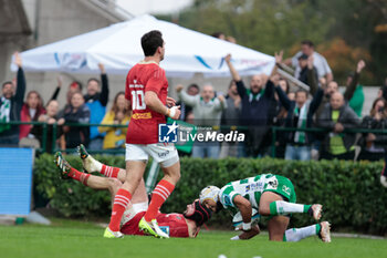 2023-10-29 - Rhyno Smith (Benetton Rugby) scores a try - BENETTON RUGBY VS MUNSTER RUGBY - UNITED RUGBY CHAMPIONSHIP - RUGBY