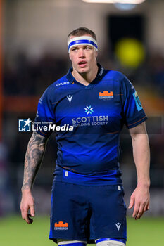 2023-11-24 - Glen Young of Edinburgh Rugby during the United Rugby Championship, rugby union match between Edinburgh Rugby and Benetton Rugby on 24 November 2023 at The Hive Stadium in Edinburgh, Scotland - RUGBY - UNITED RUGBY CHAMPIONSHIP - EDINBURGH V BENETTON - UNITED RUGBY CHAMPIONSHIP - RUGBY