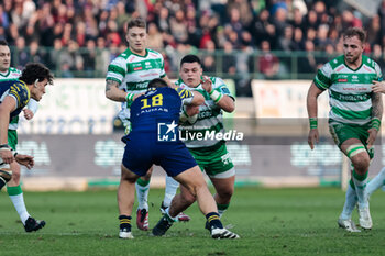 2023-12-30 - Thomas Gallo (Benetton Rugby) and Matteo Nocera (Zebre Parma) - BENETTON RUGBY VS ZEBRE RUGBY CLUB - UNITED RUGBY CHAMPIONSHIP - RUGBY
