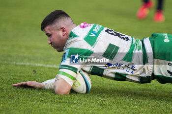 2023-12-30 - Sebastian Negri try - BENETTON TREVISO VS ZEBRE PARMA - UNITED RUGBY CHAMPIONSHIP - RUGBY