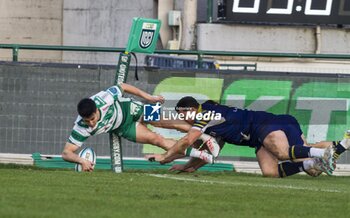 2023-12-30 - Tomas Albornoz try - BENETTON TREVISO VS ZEBRE PARMA - UNITED RUGBY CHAMPIONSHIP - RUGBY