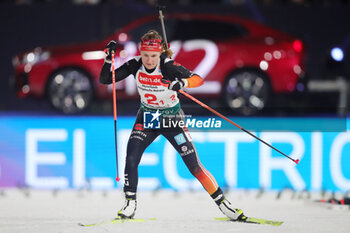 2023-12-28 - Janina Hettich Walz of Germany during the 2023 World Team Challenge, Biathlon event on December 28, 2023 at Veltins-Arena in Gelsenkirchen, Germany - BIATHLON - WORLD TEAM CHALLENGE 2023 - BIATHLON - WINTER SPORTS