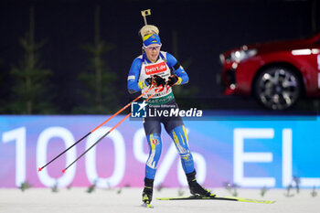 2023-12-28 - Juliya Dzhyma of Ukraine during the 2023 World Team Challenge, Biathlon event on December 28, 2023 at Veltins-Arena in Gelsenkirchen, Germany - BIATHLON - WORLD TEAM CHALLENGE 2023 - BIATHLON - WINTER SPORTS
