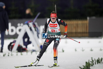 2023-12-28 - Janina Hettich Walz of Germany during the 2023 World Team Challenge, Biathlon event on December 28, 2023 at Veltins-Arena in Gelsenkirchen, Germany - BIATHLON - WORLD TEAM CHALLENGE 2023 - BIATHLON - WINTER SPORTS