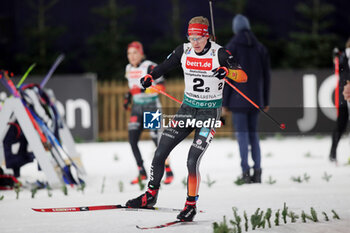 2023-12-28 - Roman Rees of Germany during the 2023 World Team Challenge, Biathlon event on December 28, 2023 at Veltins-Arena in Gelsenkirchen, Germany - BIATHLON - WORLD TEAM CHALLENGE 2023 - BIATHLON - WINTER SPORTS