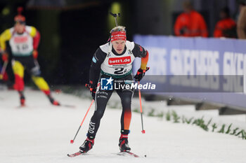 2023-12-28 - Roman Rees of Germany during the 2023 World Team Challenge, Biathlon event on December 28, 2023 at Veltins-Arena in Gelsenkirchen, Germany - BIATHLON - WORLD TEAM CHALLENGE 2023 - BIATHLON - WINTER SPORTS