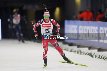 2023-12-28 - Felix Leitner of Austria during the 2023 World Team Challenge, Biathlon event on December 28, 2023 at Veltins-Arena in Gelsenkirchen, Germany - BIATHLON - WORLD TEAM CHALLENGE 2023 - BIATHLON - WINTER SPORTS