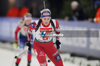 2023-12-28 - Lisa Theresa Hauser of Austria during the 2023 World Team Challenge, Biathlon event on December 28, 2023 at Veltins-Arena in Gelsenkirchen, Germany - BIATHLON - WORLD TEAM CHALLENGE 2023 - BIATHLON - WINTER SPORTS