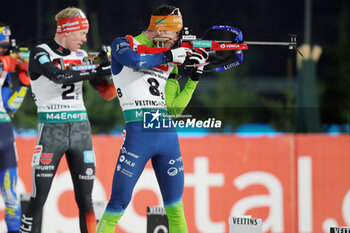 2023-12-28 - Jakov Fak of Slovenia during the 2023 World Team Challenge, Biathlon event on December 28, 2023 at Veltins-Arena in Gelsenkirchen, Germany - BIATHLON - WORLD TEAM CHALLENGE 2023 - BIATHLON - WINTER SPORTS