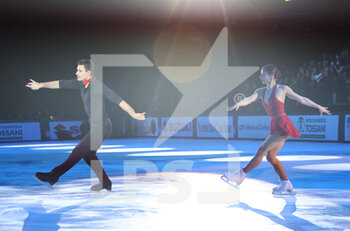 2023-01-06 - Rebecca Ghilardi e Filippo Ambrosini during the ice skating exhibition 