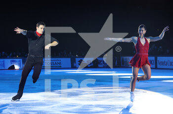 06/01/2023 - Rebecca Ghilardi e Filippo Ambrosini during the ice skating exhibition 