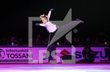 06/01/2023 - Ilia Malinin during the ice skating exhibition 