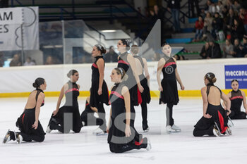 18/02/2023 - Team Hot Shivers Junior (Italy) - DAY1 SKATING UNION INTERNATIONAL SYNCHRONIZED SKATING COMPETITION - GHIACCIO - SPORT INVERNALI