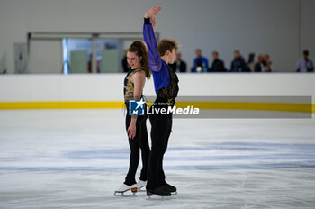 2023-09-09 - Emily Bratti - Ian Sommerville - USA, short program ice dance - ISU CHALLENGER SERIES - LOMBARDIA TROPHY 2023 - ICE SKATING - WINTER SPORTS
