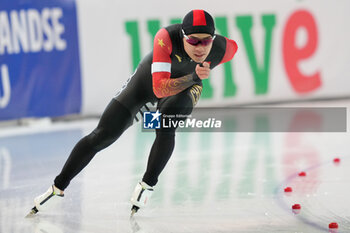 2023-12-03 - Zhihan Deng of China competing on the Men's B Group 1500m during the ISU Speed Skating World Cup Stavanger on December 3, 2023 at Var Energi Arena Sormarka in Stavanger, Norway - SPEED SKATING - WORLD CUP - STAVANGER - ICE SKATING - WINTER SPORTS