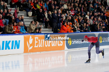 2023-12-03 - Ragne Wiklund of Norway competing on the Women's A Group 5000m during the ISU Speed Skating World Cup Stavanger on December 3, 2023 at Var Energi Arena Sormarka in Stavanger, Norway - SPEED SKATING - WORLD CUP - STAVANGER - ICE SKATING - WINTER SPORTS