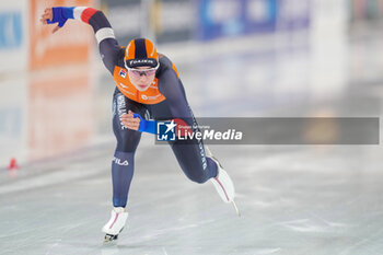 2023-12-03 - Marrit Fledderus of The Netherlands competing on the Women's A Group 500m during the ISU Speed Skating World Cup Stavanger on December 3, 2023 at Var Energi Arena Sormarka in Stavanger, Norway - SPEED SKATING - WORLD CUP - STAVANGER - ICE SKATING - WINTER SPORTS