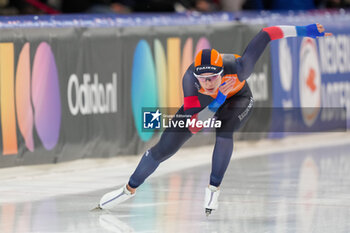 2023-12-03 - Femke Kok of The Netherlands competing on the Women's A Group 500m during the ISU Speed Skating World Cup Stavanger on December 3, 2023 at Var Energi Arena Sormarka in Stavanger, Norway - SPEED SKATING - WORLD CUP - STAVANGER - ICE SKATING - WINTER SPORTS
