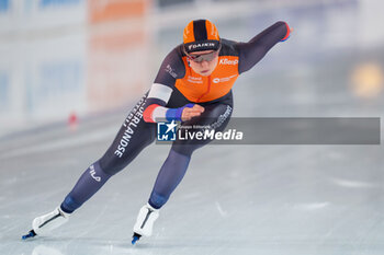 2023-12-03 - Dione Voskamp of The Netherlands competing on the Women's A group 500m during the ISU Speed Skating World Cup Stavanger on December 3, 2023 at Var Energi Arena Sormarka in Stavanger, Norway - SPEED SKATING - WORLD CUP - STAVANGER - ICE SKATING - WINTER SPORTS