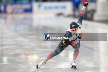 2023-12-03 - Kako Yamane of Japan competing on the Women's B Group 500m during the ISU Speed Skating World Cup Stavanger on December 3, 2023 at Var Energi Arena Sormarka in Stavanger, Norway - SPEED SKATING - WORLD CUP - STAVANGER - ICE SKATING - WINTER SPORTS