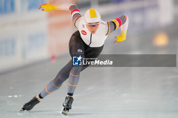 2023-12-03 - Isabelle Van Elst of Belgium competing on the Women's B Group 500m during the ISU Speed Skating World Cup Stavanger on December 3, 2023 at Var Energi Arena Sormarka in Stavanger, Norway - SPEED SKATING - WORLD CUP - STAVANGER - ICE SKATING - WINTER SPORTS