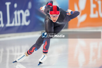2023-12-03 - Ellia Smeding of Great Britain competing on the Women's B Group 500m during the ISU Speed Skating World Cup Stavanger on December 3, 2023 at Var Energi Arena Sormarka in Stavanger, Norway - SPEED SKATING - WORLD CUP - STAVANGER - ICE SKATING - WINTER SPORTS