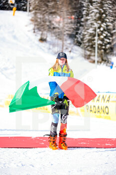 20/01/2023 - Italy flag - 2023 AUDI FIS SKI WORLD CUP - WOMEN'S DOWNHILL - SCI ALPINO - SPORT INVERNALI