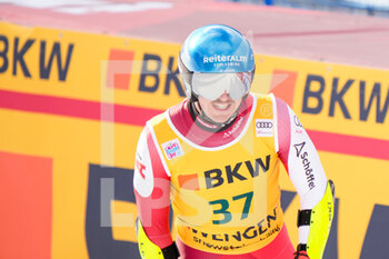 13/01/2023 - 13.01.2023, Wengen, Lauberhorn, FIS Ski World Cup: Lauberorn Super-G,  Julian Schuetter of Austria at the finish area - FIS SKI WORLD CUP: LAUBERORN SUPER-G - SCI ALPINO - SPORT INVERNALI