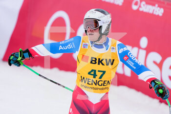 13/01/2023 - 13.01.2023, Wengen, Lauberhorn, FIS Ski World Cup: Lauberorn Super-G,  Florian Loriot of France at the finish area - FIS SKI WORLD CUP: LAUBERORN SUPER-G - SCI ALPINO - SPORT INVERNALI