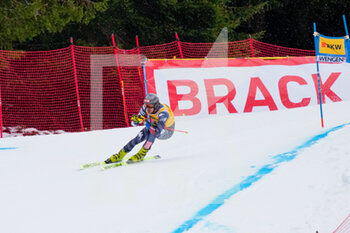 13/01/2023 - 13.01.2023, Wengen, Lauberhorn, FIS Ski World Cup: Lauberorn Super-G,  Bryce Bennett of USA in action - FIS SKI WORLD CUP: LAUBERORN SUPER-G - SCI ALPINO - SPORT INVERNALI