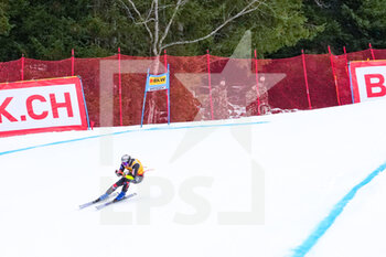 2023-01-13 - 13.01.2023, Wengen, Lauberhorn, FIS Ski World Cup: Lauberorn Super-G,  Nico Gauer of Liechtenstein  in action - FIS SKI WORLD CUP: LAUBERORN SUPER-G - ALPINE SKIING - WINTER SPORTS