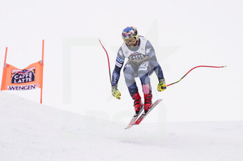 14/01/2023 - 14.01.2023, Wengen, Lauberhorn, FIS Ski World Cup: Lauberorn-Abfahrt,  Travis Ganong of USA  in action - FIS SKI WORLD CUP: LAUBERORN-ABFAHRT - SCI ALPINO - SPORT INVERNALI