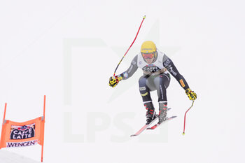 14/01/2023 - 14.01.2023, Wengen, Lauberhorn, FIS Ski World Cup: Lauberorn-Abfahrt,  Mattia Casse of Italy in action - FIS SKI WORLD CUP: LAUBERORN-ABFAHRT - SCI ALPINO - SPORT INVERNALI